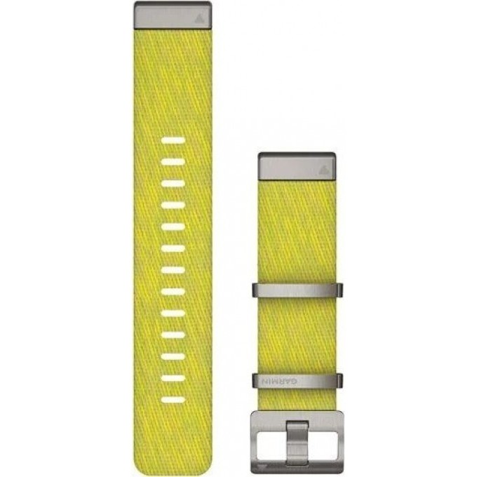 Ремешок сменный для GARMIN MARQ, QUICKFIT 22M, JACQUARD WEAVE NYLON STRAP, YEL/GREEN 010-12738-23 Ремешок сменный для GARMIN MARQ, QUICKFIT 22M, JACQUARD WEAVE NYLON STRAP, YEL/GREEN 010-12738-23