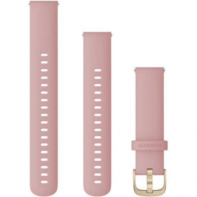 Ремешок сменный для GARMIN VIVOACTIVE 4, 18MM BAND, DUST ROSE/LIGHT GOLD 010-12932-03 Ремешок сменный для GARMIN VIVOACTIVE 4, 18MM BAND, DUST ROSE/LIGHT GOLD 010-12932-03