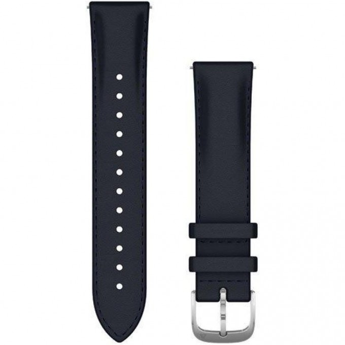 Ремешок сменный для GARMIN VIVOMOVE, LUXE, 20MM, LEATHER, SILVER, NAVY 010-12924-20 Ремешок сменный для GARMIN VIVOMOVE, LUXE, 20MM, LEATHER, SILVER, NAVY 010-12924-20