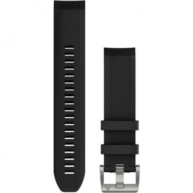 Ремешок сменный GARMIN QUICKFIT 22 WATCH BANDS BLACK SILICONE STRAP (SILVER) 11636 Ремешок сменный GARMIN QUICKFIT 22 WATCH BANDS BLACK SILICONE STRAP (SILVER) 11636
