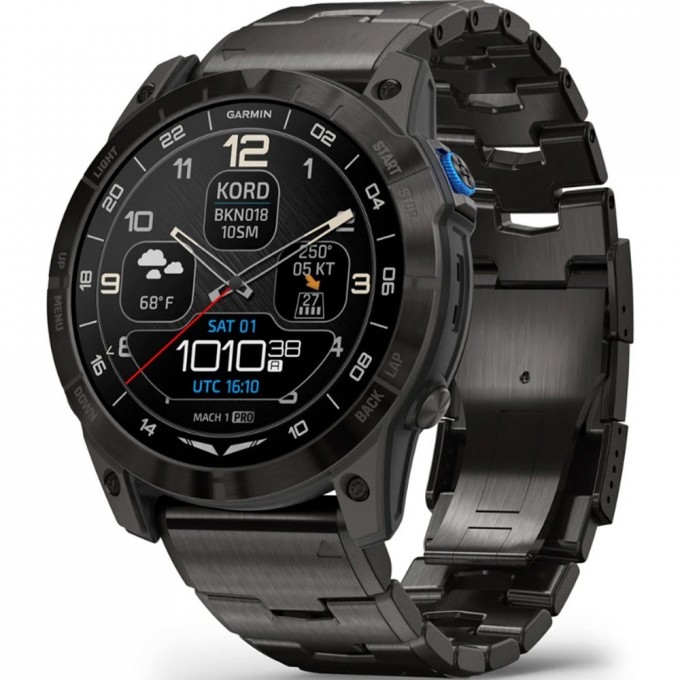 Смарт-часы GARMIN D2 MACH 1 PRO с вентилируемым титановым браслетом 010-02804-81 Смарт-часы GARMIN D2 MACH 1 PRO с вентилируемым титановым браслетом 010-02804-81