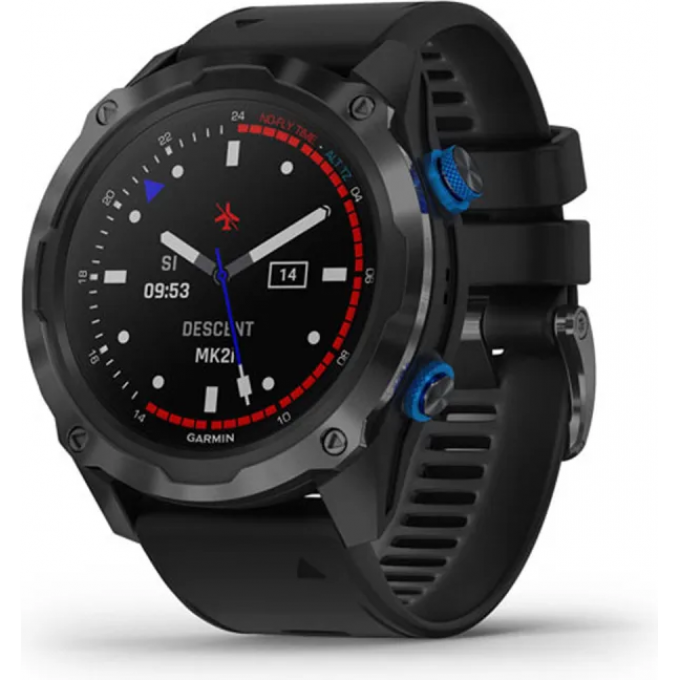 Смарт-часы GARMIN DESCENT Mk2i Titanium Carbon Grey DLC с черным ремешком 010-02132-11 Смарт-часы GARMIN DESCENT Mk2i Titanium Carbon Grey DLC с черным ремешком 010-02132-11