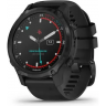Смарт-часы GARMIN DESCENT MK2S Carbon Gray DLC Black с черным силиконовым ремешком 010-02403-04