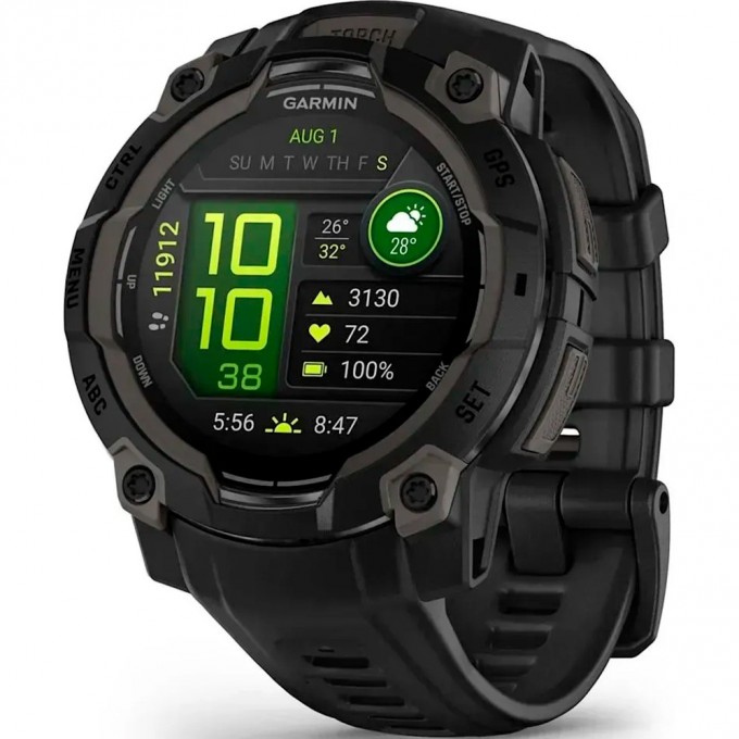 Смарт-часы GARMIN INSTINCT 3 (45 мм) AMOLED черные 010-02936-00 Смарт-часы GARMIN INSTINCT 3 (45 мм) AMOLED черные 010-02936-00