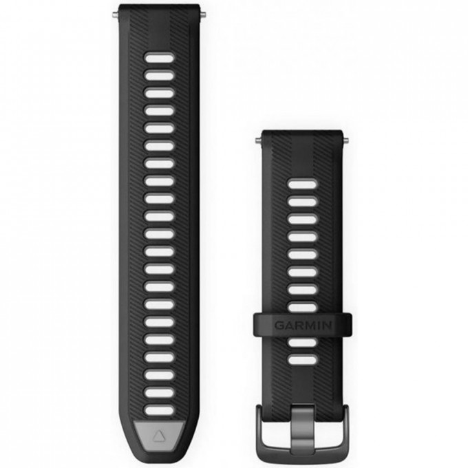 Сменный ремешок для часов GARMIN FORERUNNER 965 (22 мм), черный/серый 010-11251-9Y Сменный ремешок для часов GARMIN FORERUNNER 965 (22 мм), черный/серый 010-11251-9Y