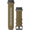 Тканевый ремешок GARMIN QUICKFIT 26 для Tactix, Fenix 5X/6X/7X, Quatix, D2, Foretrex, Descent, тактический бежевый 010-13010-11