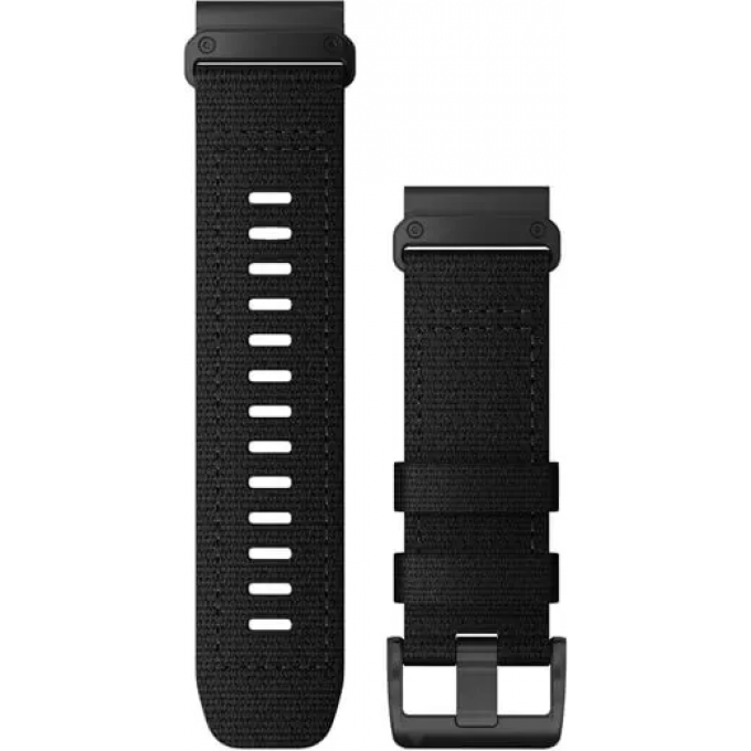 Тканевый ремешок GARMIN QUICKFIT 26 для tactix, fenix 5X/6X/7X, quatix, D2, Foretrex, Descent, тактический черный 010-13010-00 Тканевый ремешок GARMIN QUICKFIT 26 для tactix, fenix 5X/6X/7X, quatix, D2, Foretrex, Descent, тактический черный 010-13010-00